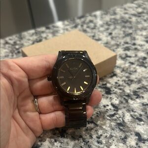 Nixon Camden Watch- All Black/Black Crystal